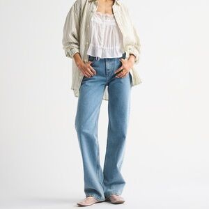 Abercrombie High Rise 90s Relaxed Jean Curve Love Extra Short